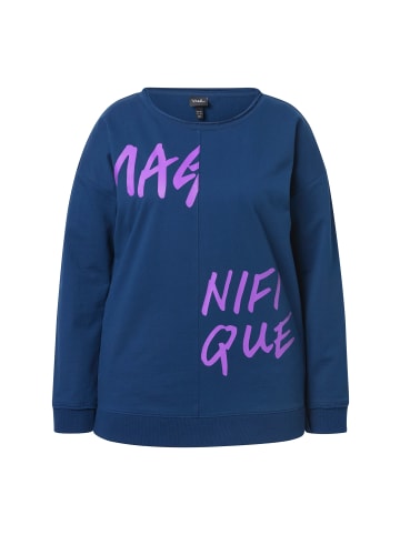 Ulla Popken Sweatshirt in dunkelblau