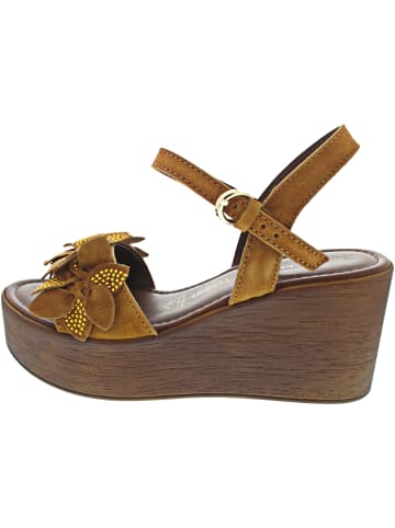 Marco Tozzi Keilsandalette Braun