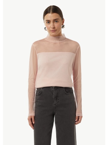 comma T-Shirt langarm in Pink