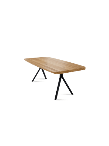 58 aufm Kessel MASSIVHOLZTISCH Danette 10 140x77x90 Esszimmertisch Wildeiche geölt