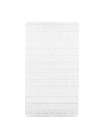 Berilo Rutschfeste Badezimmermatte BRICK in Weiß, 67,7 x 38,5 cm