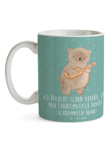 Mr. & Mrs. Panda Becher Charisma Gitarre mit Spruch in Meeresbrise