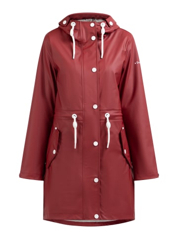 DreiMaster Damen Regenmantel in Dunkelrot