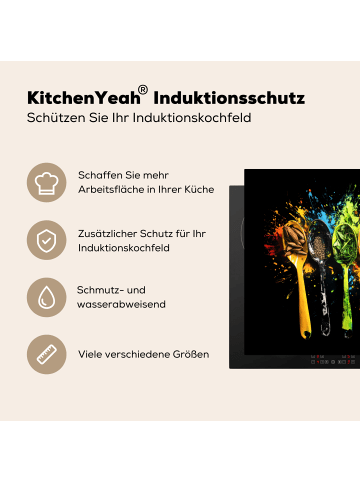 KitchenYeah Herdabdeckplatte Löffel Kräuter
