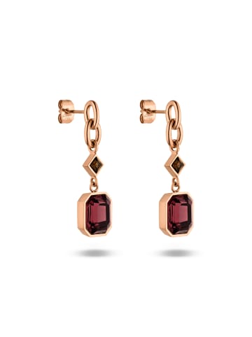 s.Oliver Ohrringe Signature Stone in roségold