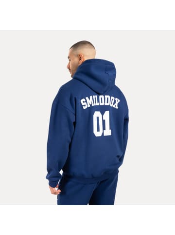 SMILODOX Hoodie Rayk in Dunkelblau