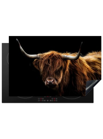 KitchenYeah Herdabdeckplatte Schottisches Hochlandrind