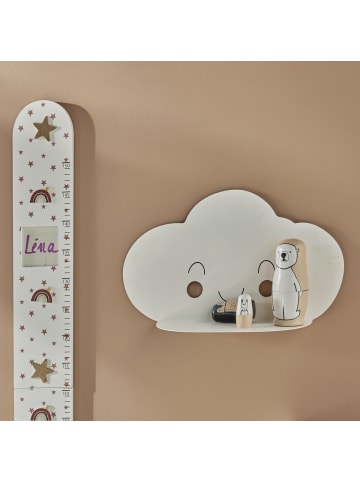 LA FACTORY Wandregal Wolke für Kinderzimmer HEAD IN THE CLOUDS in Weiß, (H) 22 x (L) 40 cm