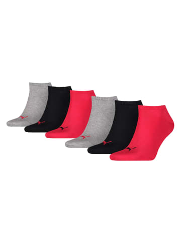 Puma Socken 6er Pack in Rot