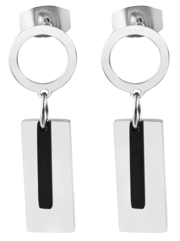 Adeliás Damen Ohrringe – Ohrstecker aus Edelstahl in silber