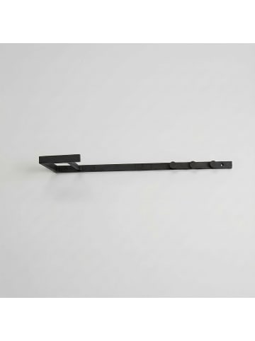 ebuy24 Garderobenständer Pisa Schwarz 3 x 30 cm