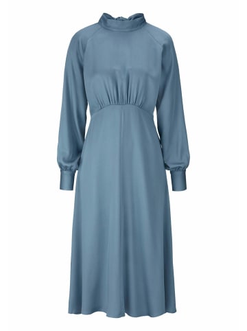 Hessnatur Hessnatur Kleid Midi tailliert aus LENZING™ ECOVERO™ Viskose in kristallblau