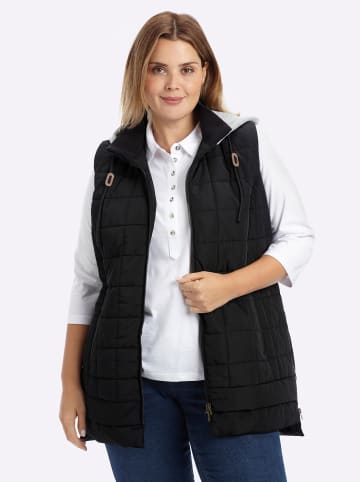 sheego Steppweste in schwarz