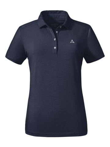 Schöffel Polo "CIRC Polo Shirt Tauron L" in navy blazer