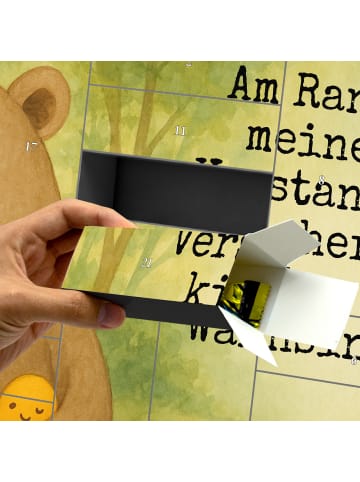 Mr. & Mrs. Panda Adventskalender Bär Gefühl Design mit Spruch in Weiß