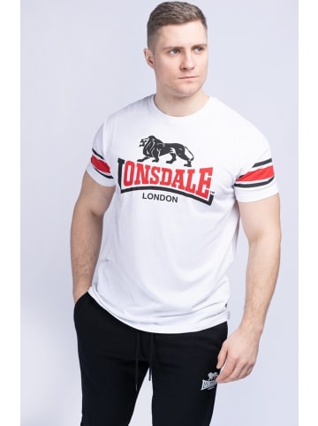 Lonsdale T-Shirt "Hempriggs" in Weiß