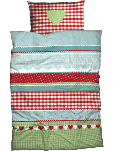 Casatex Renforcé Bettwäsche in rot-grün