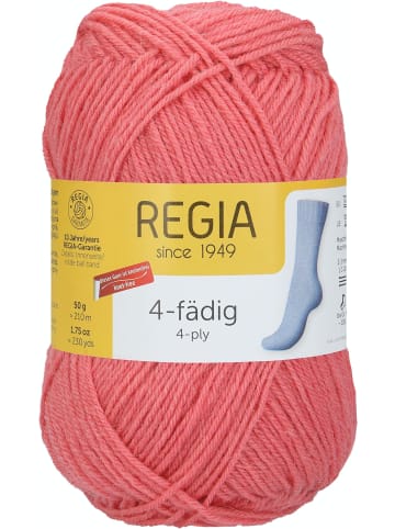 Regia Handstrickgarne 4-fädig Uni, 50g in Koralle