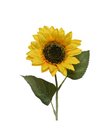 MARELIDA Deko Sonnenblume in gelb - H: 64cm