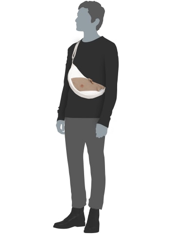 360 grad Rucksack Roop in Weiß/Taupe