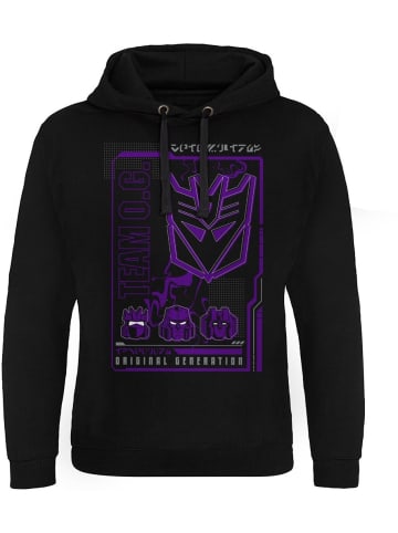 Transformers Hoodie in Schwarz