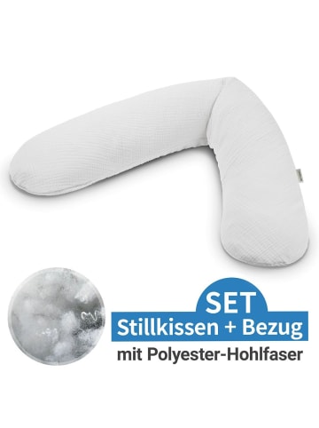 Theraline Stillkissen Das Original mit Polyesterhohlfaser-Füllung in grau