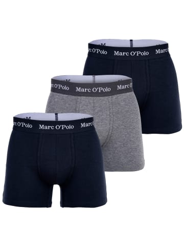 Marc O'Polo Boxershort 3er Pack in Dunkelblau/Grau