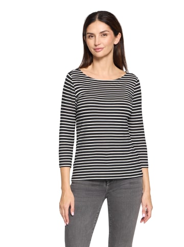 Betty Barclay Basic Shirt mit Ringel in Schwarz/Weiß