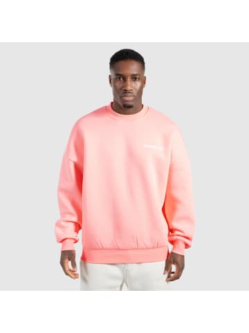 SMILODOX Unisex Sweatshirt Liquid Brail in Rosa