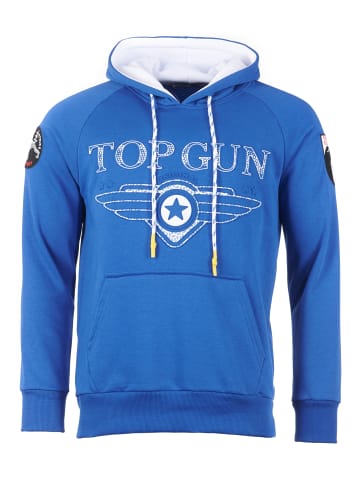 TOP GUN Hoodie Defend TG20193010 in blue