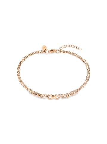 s.Oliver Fußkette Infinity Beads in roségold