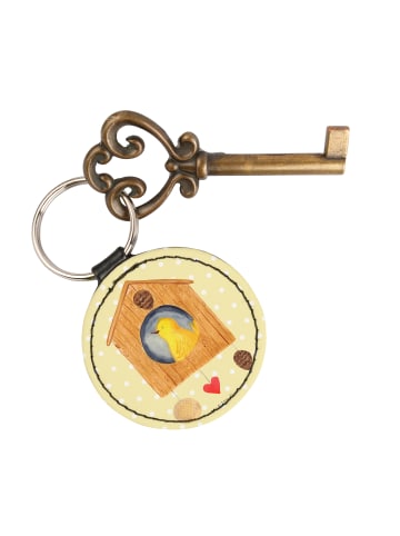 Mr. & Mrs. Panda Anhänger Vogelhaus Home ohne Spruch in Gelb Pastell