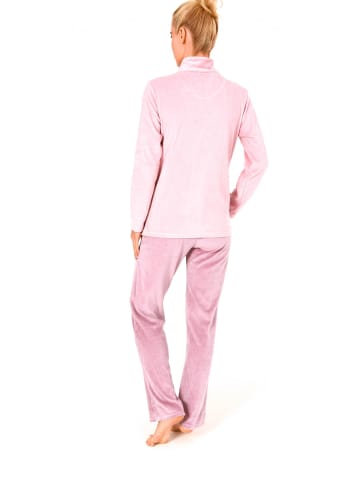 NORMANN Hausanzug Homewear Nicky Velvet - 15726 in altrose