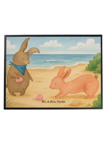 Mr. & Mrs. Panda schreibtischunterlage Hasen Muschel Design ohne... in Weiß