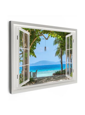 MuchoWow Leinwand bilder Tropischer Strand (BxH)