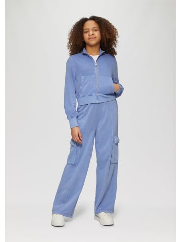 s.Oliver Sweatshirt Jacke in 5364_himmelblau