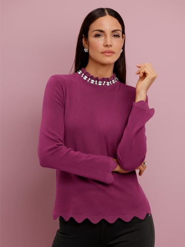 creation L Pullover in malve