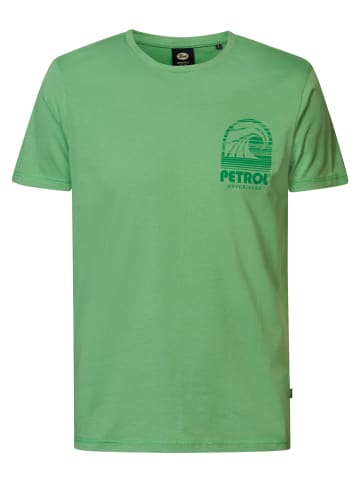 Petrol Industries T-Shirt mit Rückenaufdruck Drifter in Grün