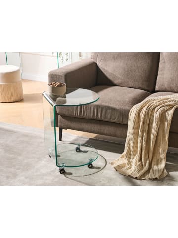 Beliani Beistelltisch MINTO in Transparent - (W) 45 x (H) 56 x (L) 35 cm
