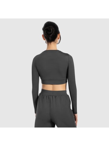 SMILODOX Longsleeve Tisha in Anthrazit