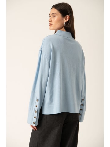 Soaked in Luxury Strickpullover SLSanja Lockere Passform in Powder Blue