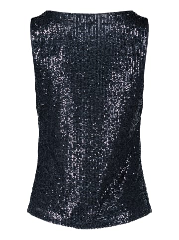 Vera Mont Pailletten-Top ohne Arm in Night Sky