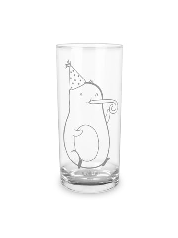 Mr. & Mrs. Panda Longdrinkglas Avocado Feier ohne Spruch in Transparent