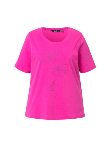 Ulla Popken Shirt in kräftiges pink