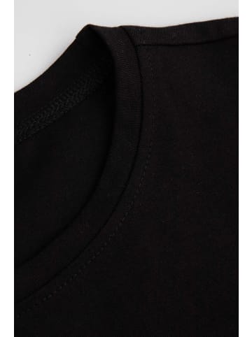 Coccodrillo T-Shirt mit kurzen Ärmeln in schwarz