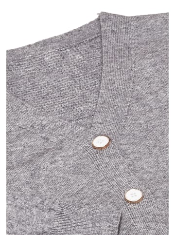 yasanna Damen Strickjacke in Grau Melange