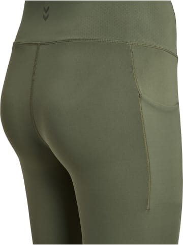 Hummel Leggings "Hiit Intensity High Waist Tights" in Grün