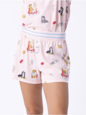 P.J. Salvage Pyjamahose short - Playful Prints in Rosa