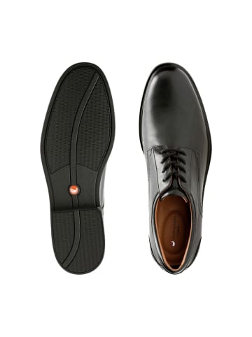 Clarks SHOES "Un Aldric Lace" in Black Leather