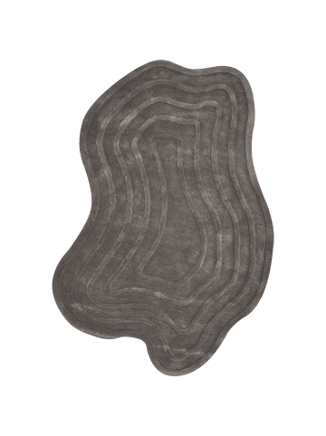 Beliani Kurzflor SATNA in Grau - (W) 160 x (L) 230 cm